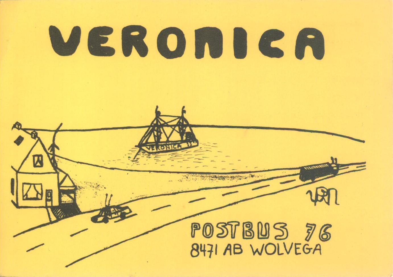 Veronica (2e QSL kaart)